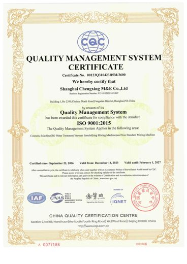 ISO 9001 (English)